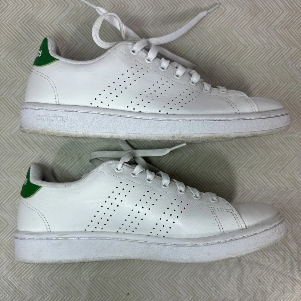 Adidas Cloudfoam Running  Sneaker Women's 8.5 Shoes HWI 28Y001‎ White & Green